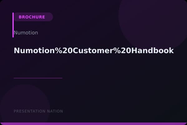 Numotion%20Customer%20Handbook