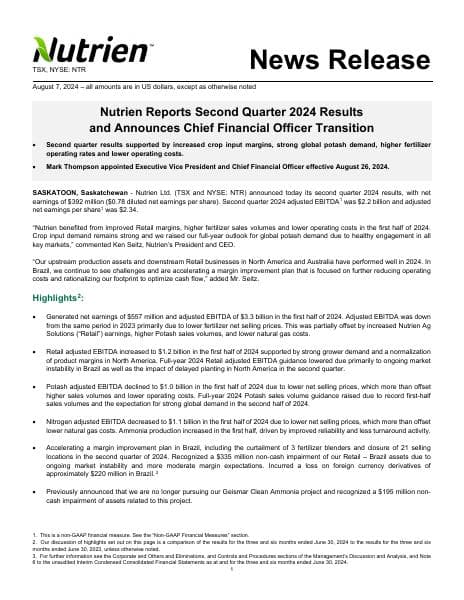 Nutrien%20Q2%202024%20Earnings%20Release