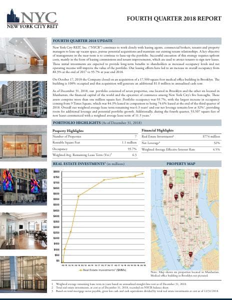 NYC REIT_4Q2018