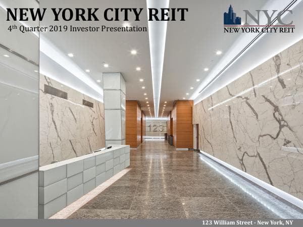 NYCR 4Q19 Investor Presentation v7