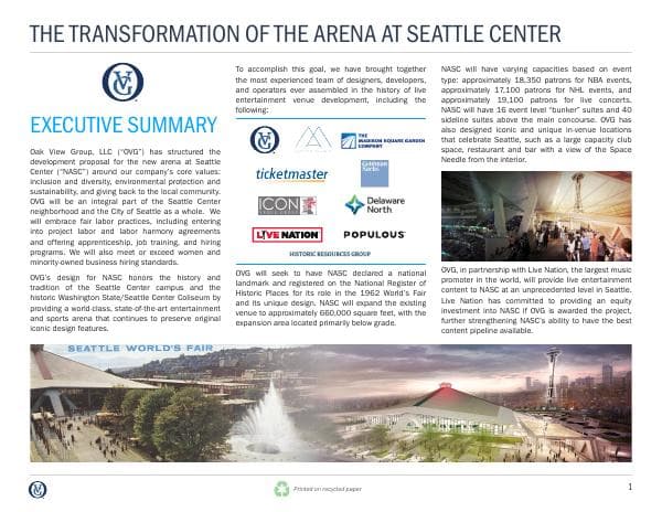 OakViewGroup_ExecSummary_KeyArena_redev_proposal