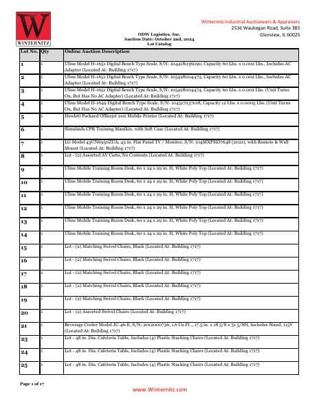 ODW-Logistics-Lot-Catalog