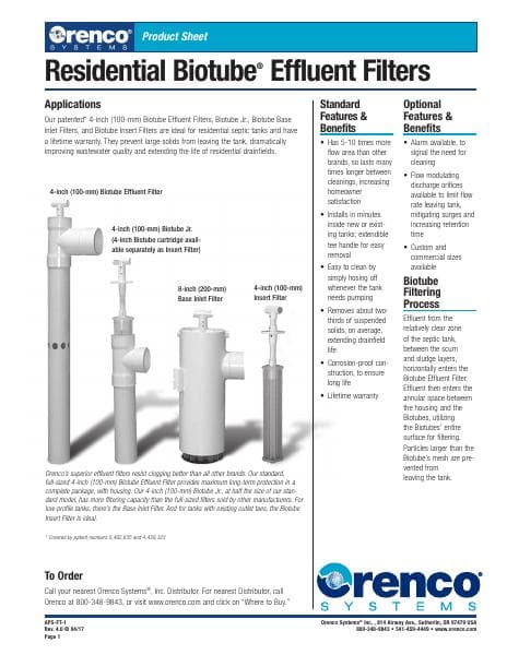 orencoresidential_biotubeeffluent_filters