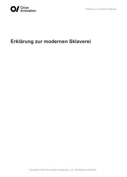 Orion-Modern-Slavery-Statement-German