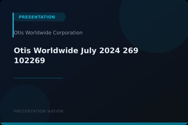 Otis Worldwide_July_2024_269_102269