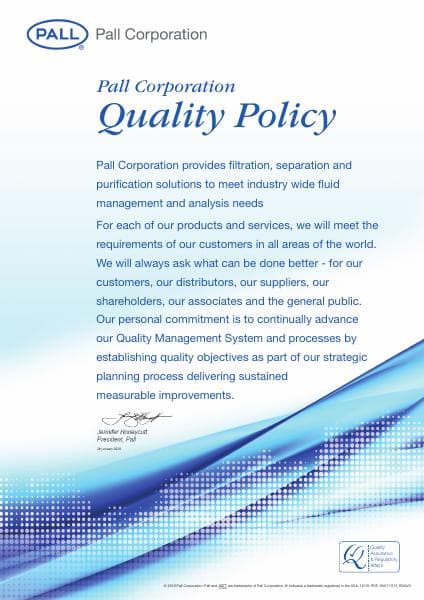 Pall_Corp_Quality_Policy
