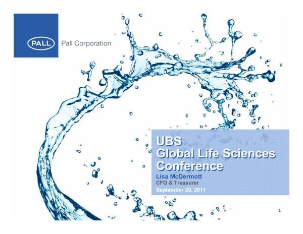 Pall_UBS_Global_LS_Conference_Slides