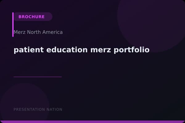 patient-education-merz-portfolio
