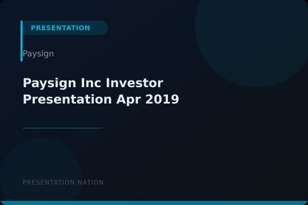 Paysign-Inc-Investor-Presentation-Apr-2019