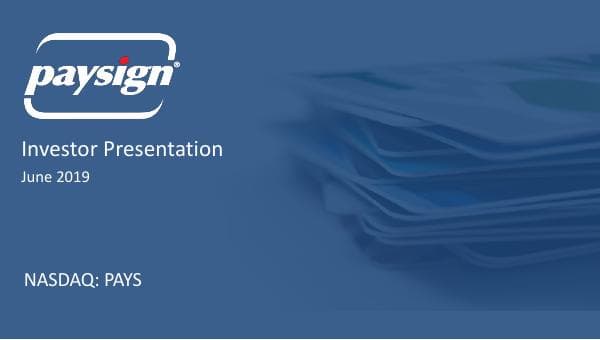 Paysign-Inc-Investor-Presentation-June-2019