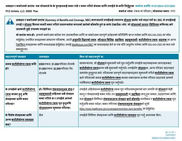 PCC-Airfoils-SBC-500-Plan-Nepal