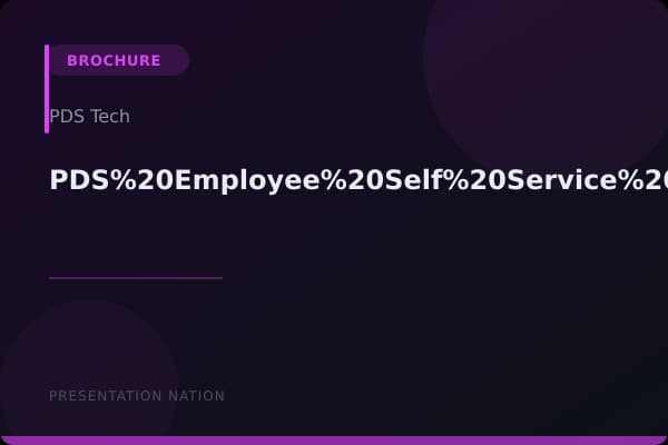 PDS%20Employee%20Self%20Service%20Help