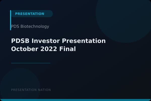 PDSB_Investor_Presentation_October_2022_Final