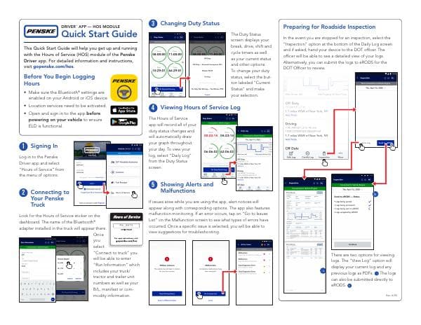 Penske_HOS_Quick_Start_Guide