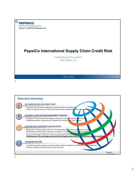 PepsiCo_Supply-Chain-Risk