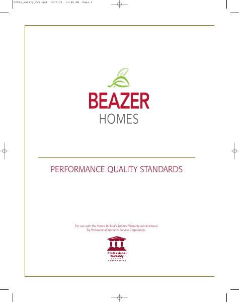 PerformanceQualityStandards