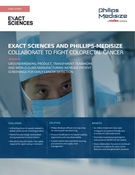 Phillips-Medisize-Exact-Sciences-Case-Study