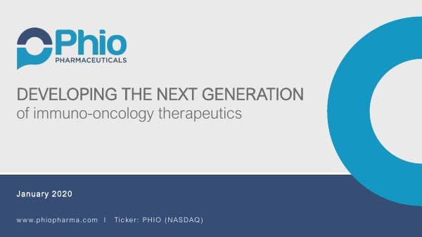 Phio Pharmaceuticals_January_2020_328_50328