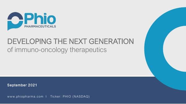 Phio Pharmaceuticals_September_2021_630_74630