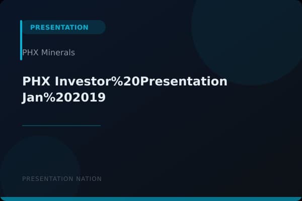 PHX_Investor%20Presentation_Jan%202019