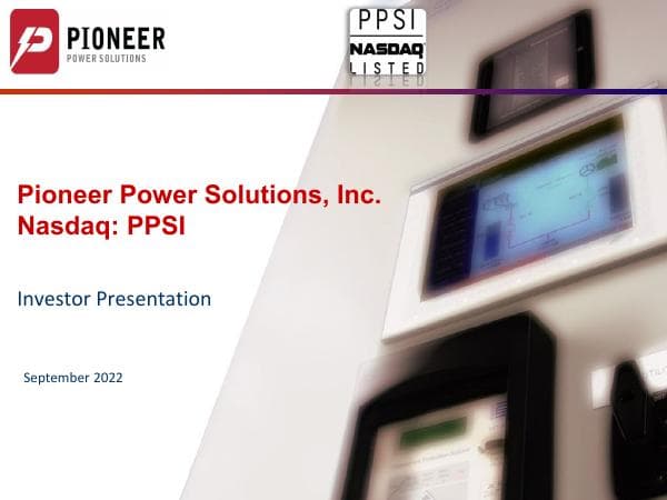 Pioneer Power Solutions_September_2022_548_87548