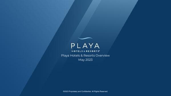 Playa-Investor-Overview-May-2023