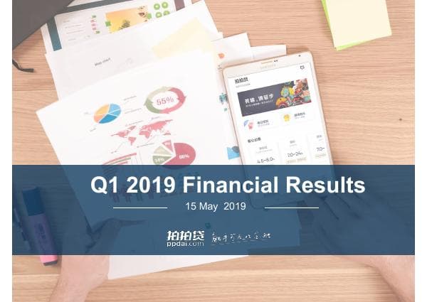 PPDAI+Q1+2019+Earnings+Presentation