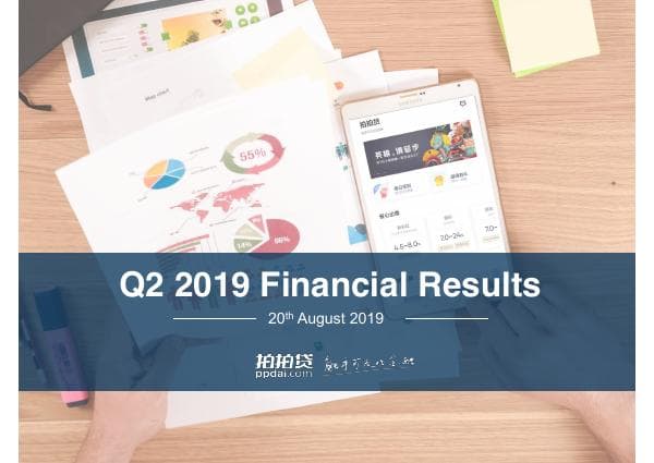 PPDAI+Q2+2019+Earnings+Presentation