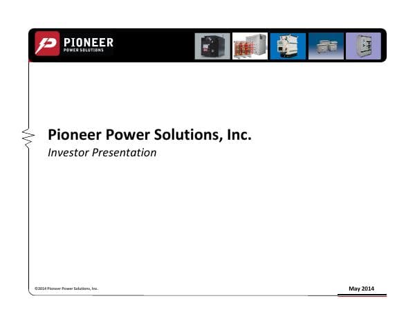 PPSI-Investor-Presentation-May-2014