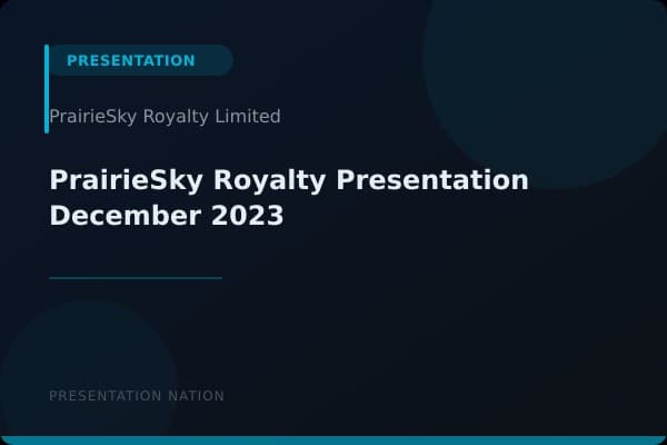 PrairieSky-Royalty-Presentation-December-2023
