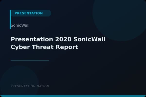 Presentation-2020-SonicWall-Cyber-Threat-Report