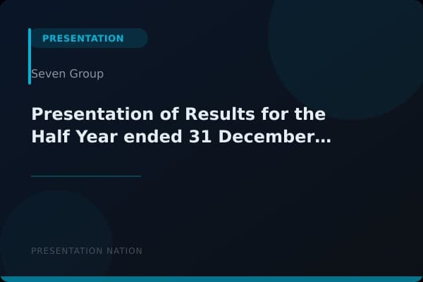 Presentation-of-Results-for-the-Half-Year-ended-31-December-2020