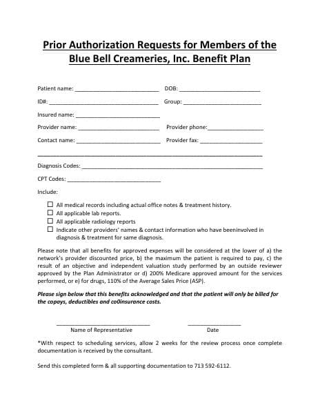PriorAuthorizationRequestForm20160210_BlueBell