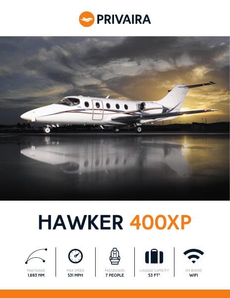 Privaira-hawker-400xp-specsheet