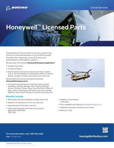 Product_Sheet_Honeywell_Licensed_Parts