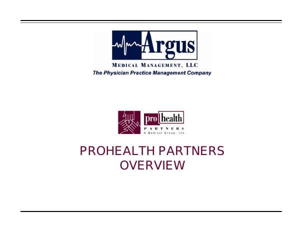 ProHealthPartnersOverviewFinalArgusLink