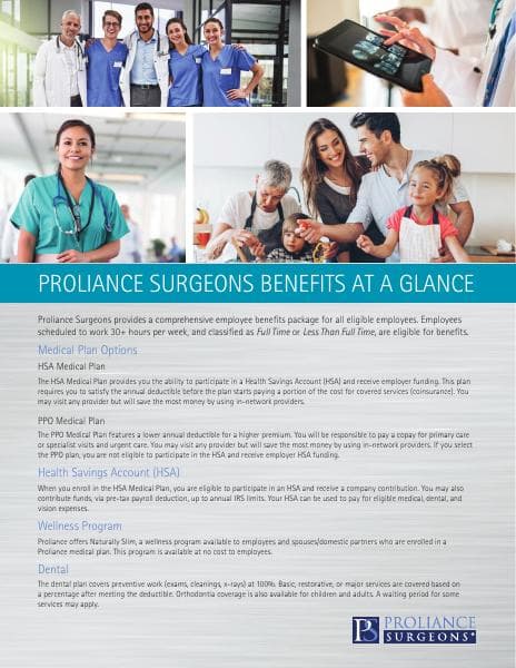 Proliance-Surgeons_2019-BenefitatAGlance