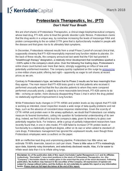 Proteostasis-Therapeutics-Inc.-PTI