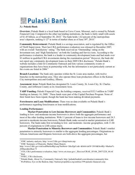 Pulaski-Bank-analysis