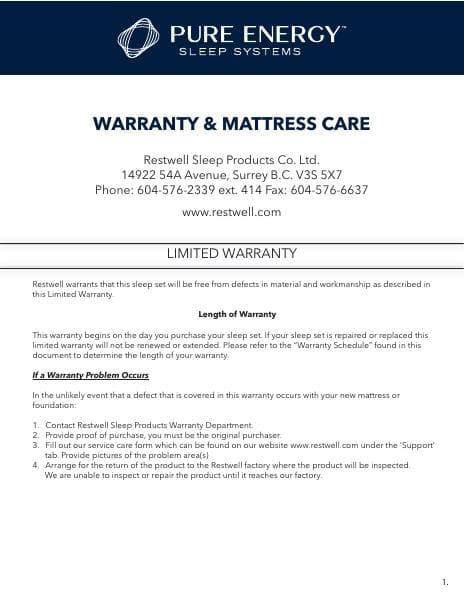Pure-Energy-Warranty-Brochure