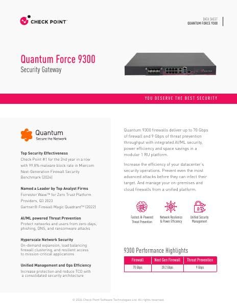 quantum-force-9300-datasheet