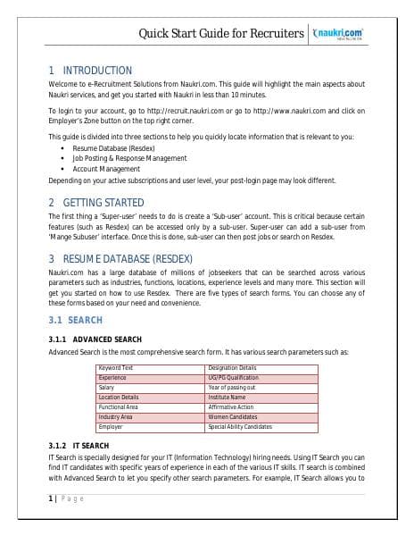 QuickStartGuideforRecruiters