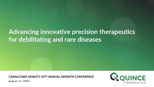 Quince Therapeutics_August_2022_870_86870