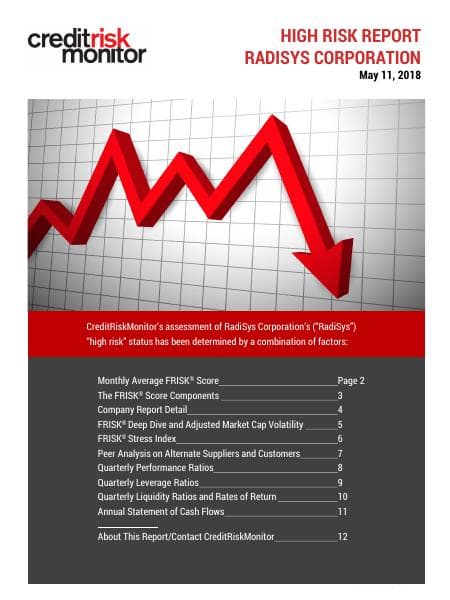 RadiSys%20Corporation%20High%20Risk%20Report