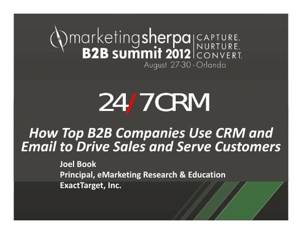 Real-Time-CRM-ExactTarget