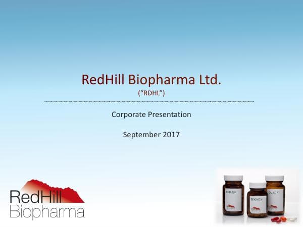 RedHill Biopharma_September_2017_742_14742
