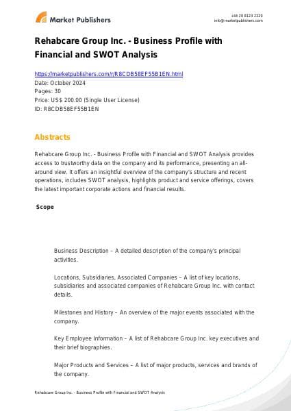 rehabcare-group-swot-dm