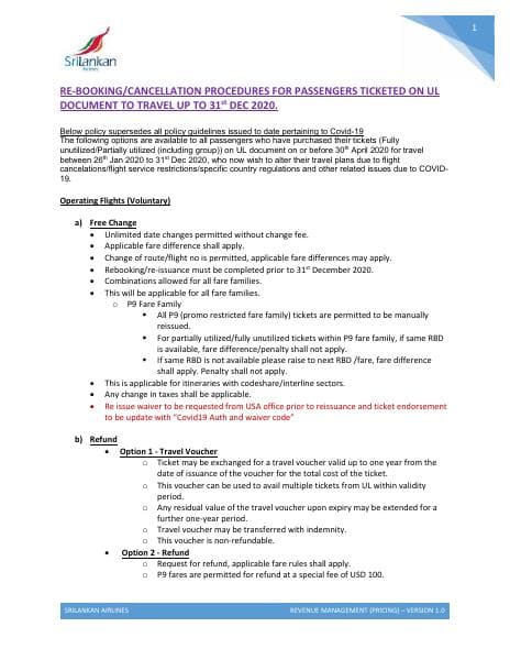 Reissue-Refund-Policy-Covid-SriLankan