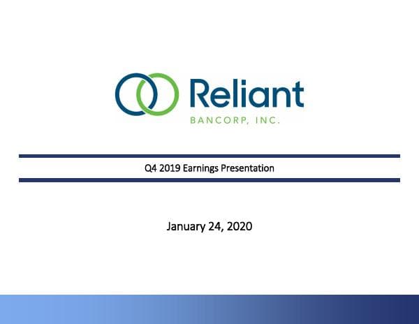 Reliant Bancorp_January_2020_891_50891