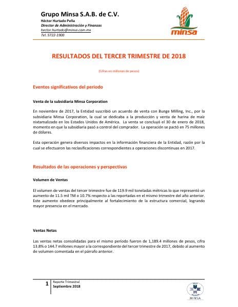 ReporteTrimestral3Q2018